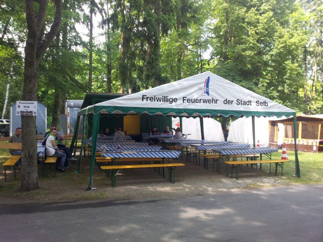 Sicherheit auf dem Selber Wiesenfest