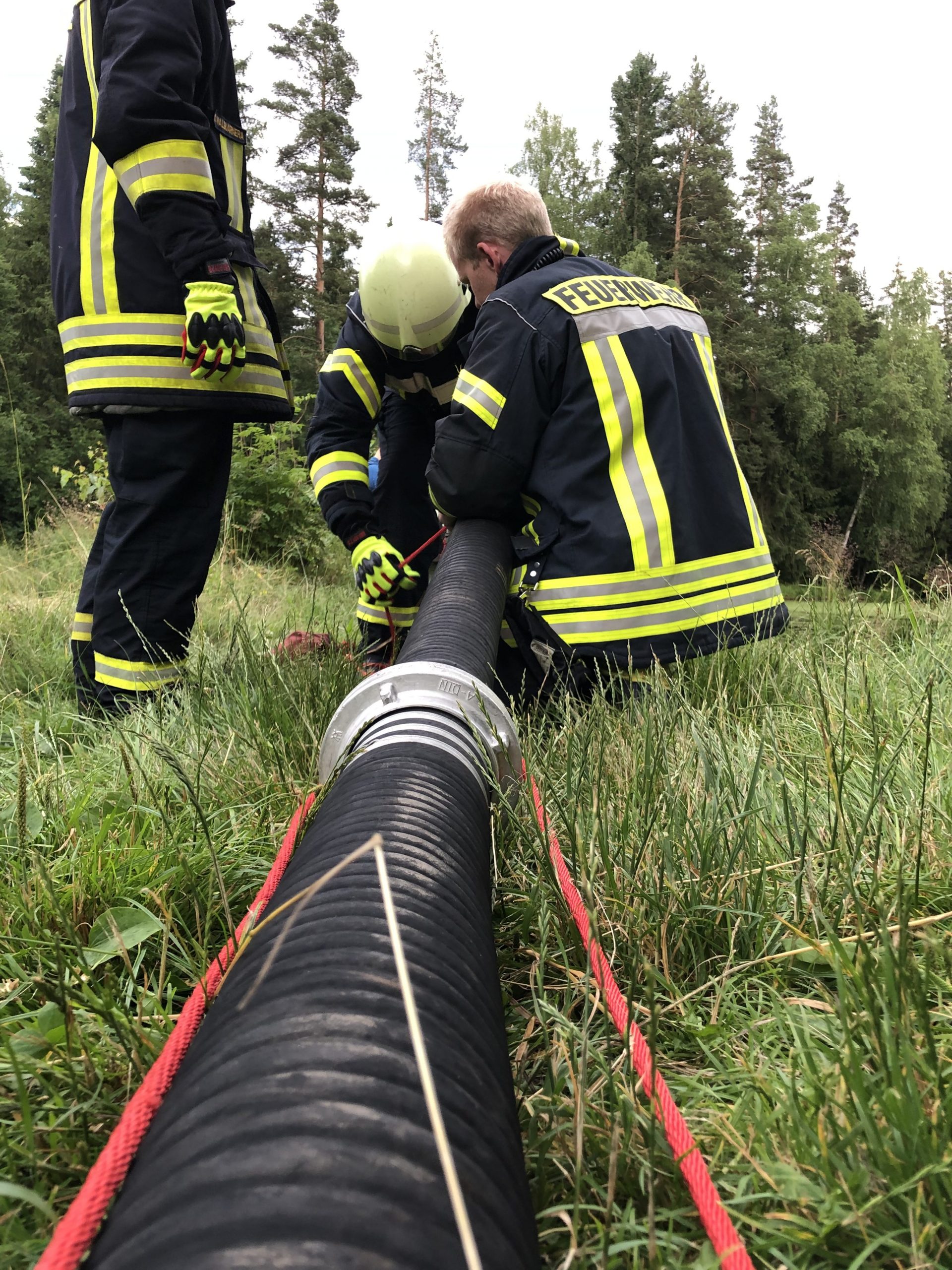 Grundausbildung bei der Feuerwehr