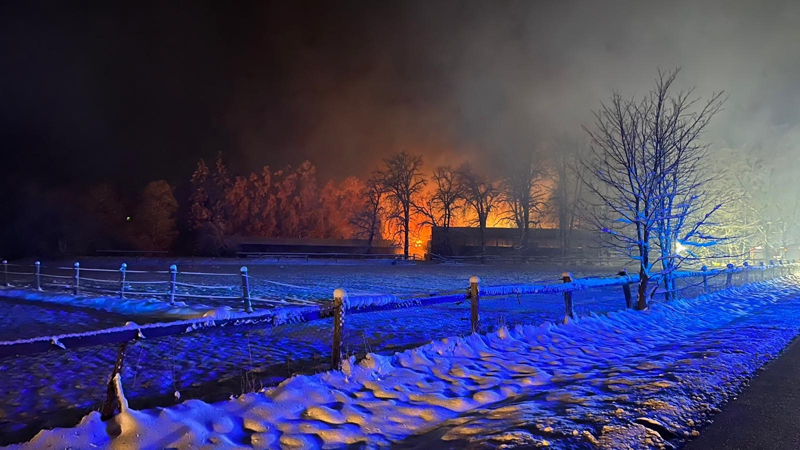 257.) B4 – Brand landwirtschaftliches Anwesen
